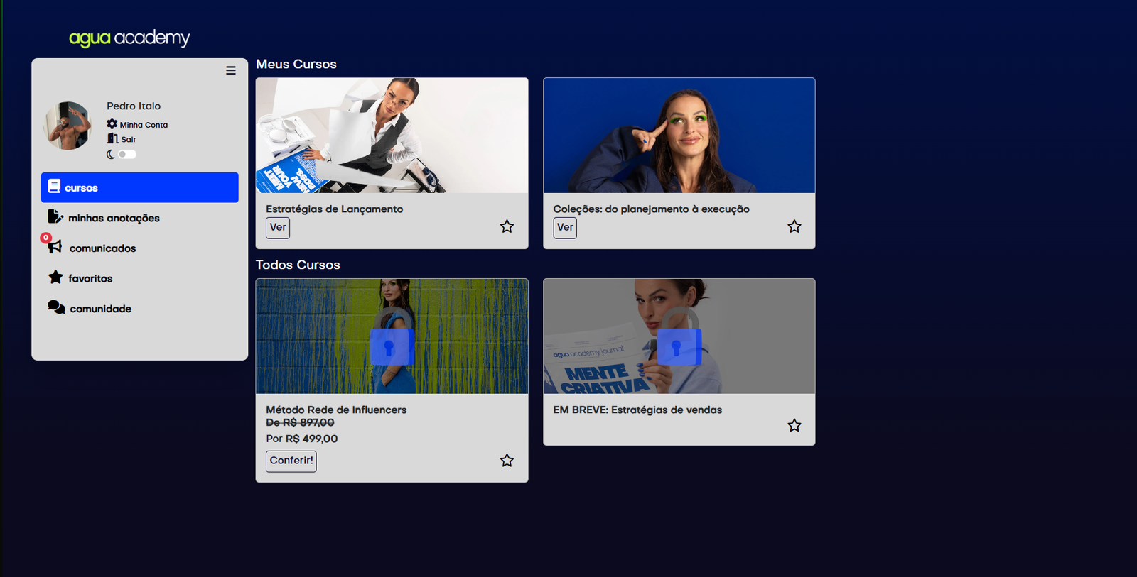 Plataforma de Cursos - Imagem 1